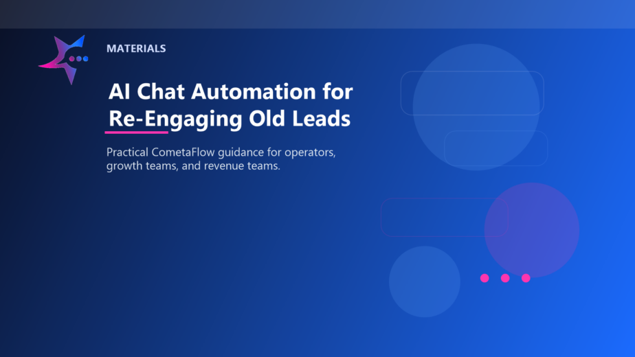 AI Chat Automation for Re-Engaging Old Leads - Materials for CometaFlow