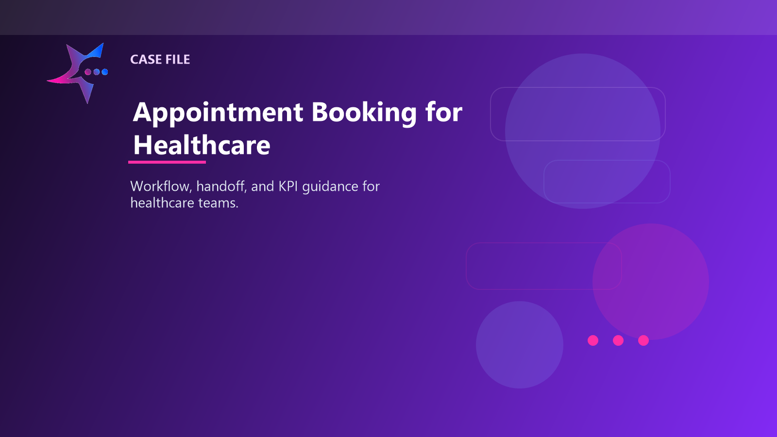 Appointment Booking for Healthcare case illustration