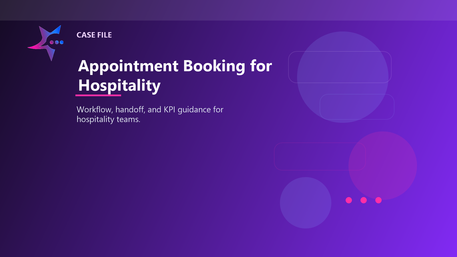 Appointment Booking for Hospitality case illustration