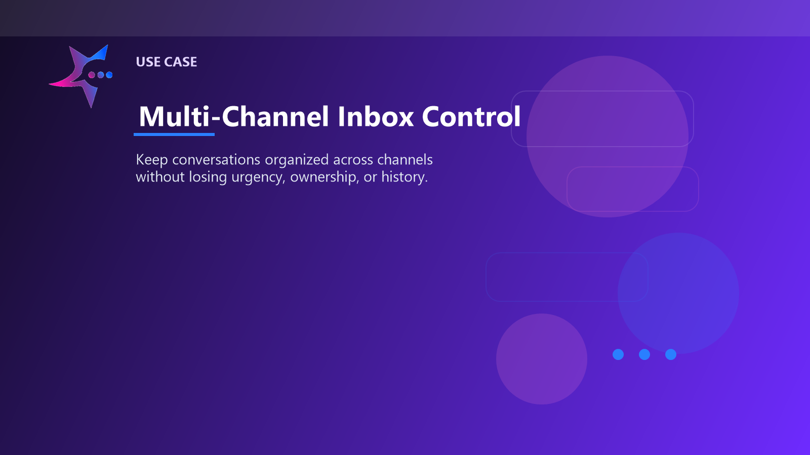 Multi-Channel Inbox Control page banner