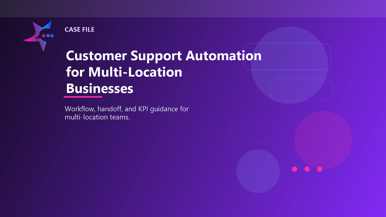 Customer Support Automation for Multi-Location Businesses case illustration
