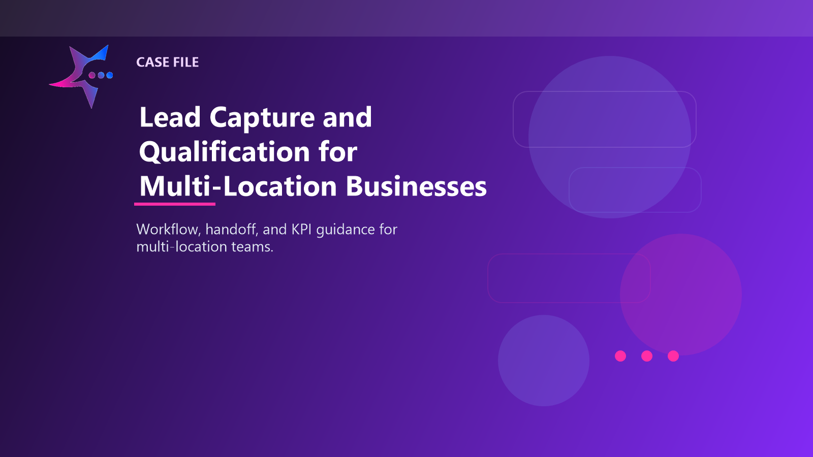 Lead Capture and Qualification for Multi-Location Businesses case illustration