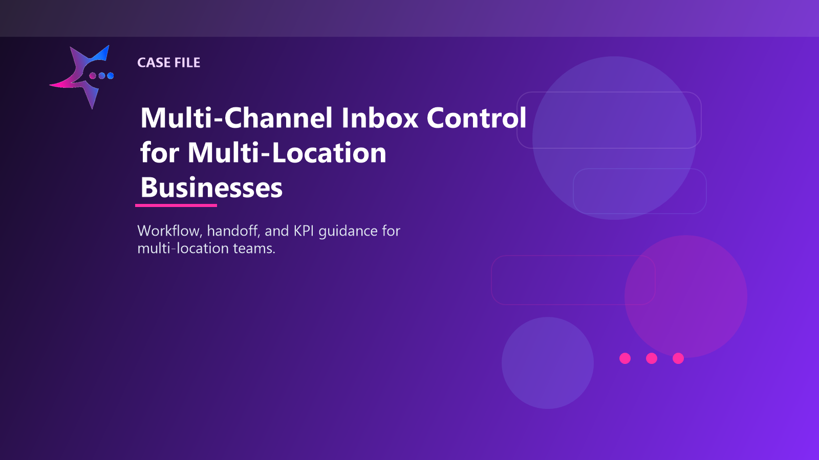 Multi-Channel Inbox Control for Multi-Location Businesses case illustration