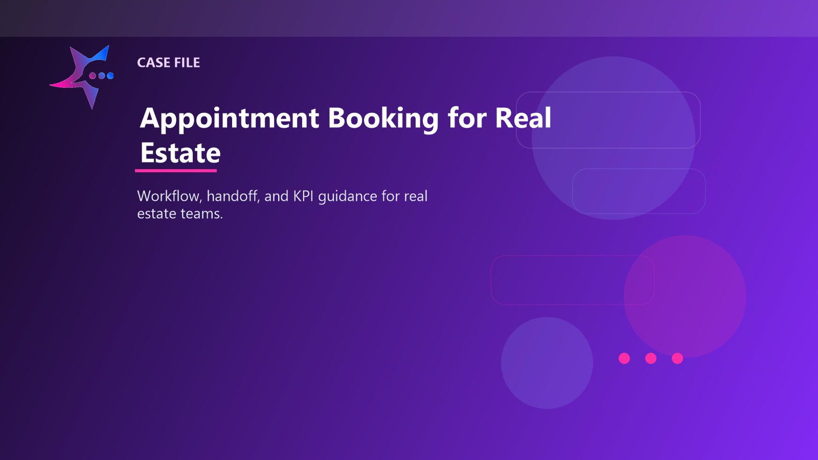 Appointment Booking for Real Estate case illustration