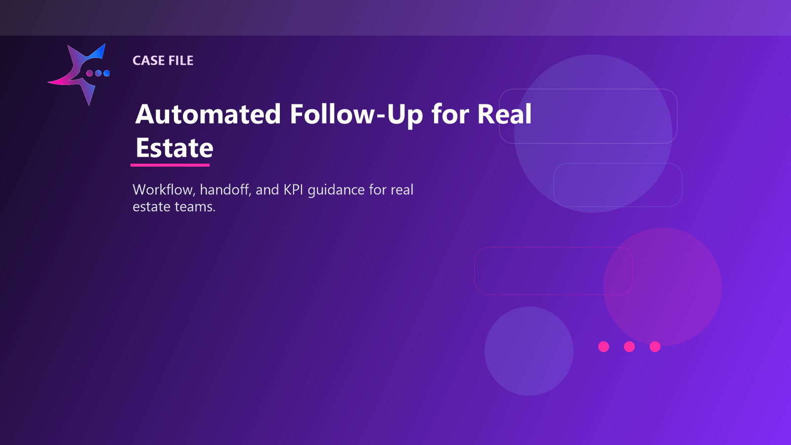 Automated Follow-Up for Real Estate case illustration